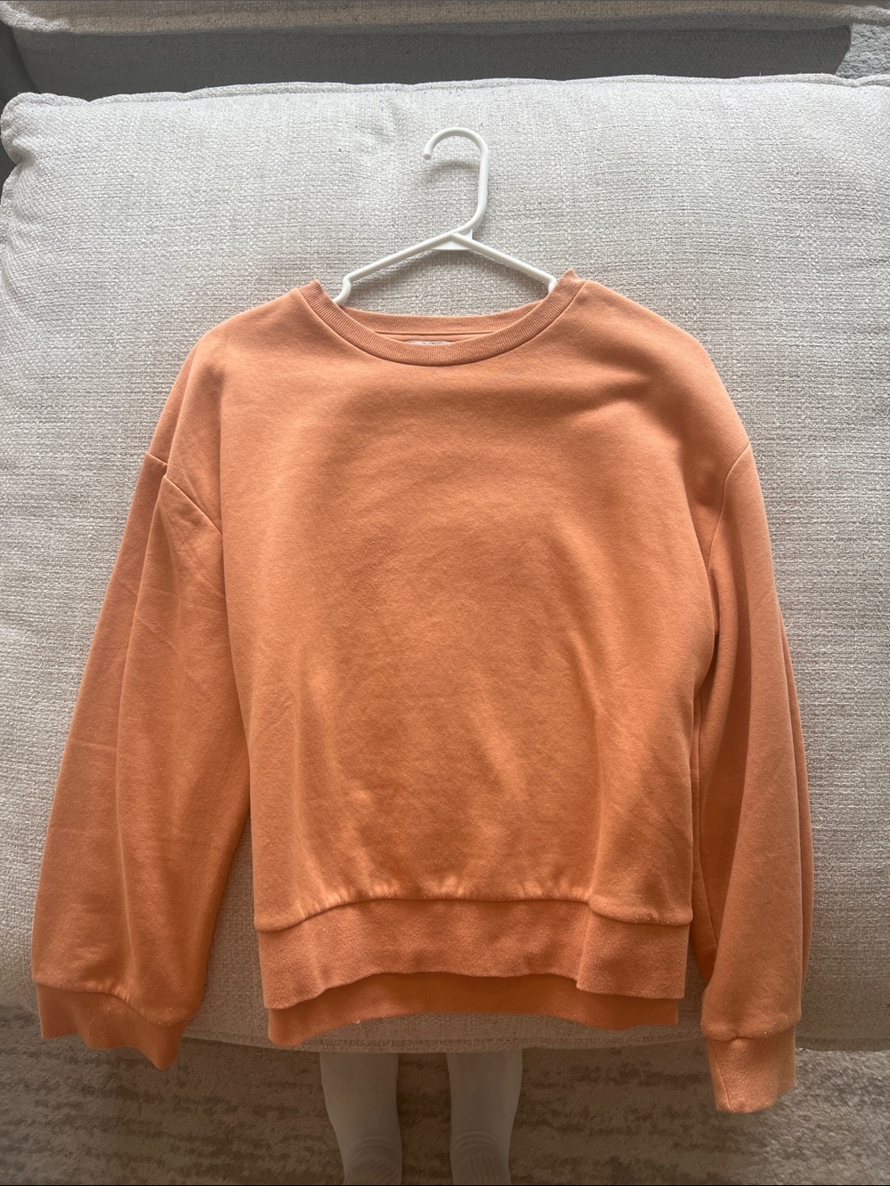 Zara Women's Crewneck Sweater - Peach
